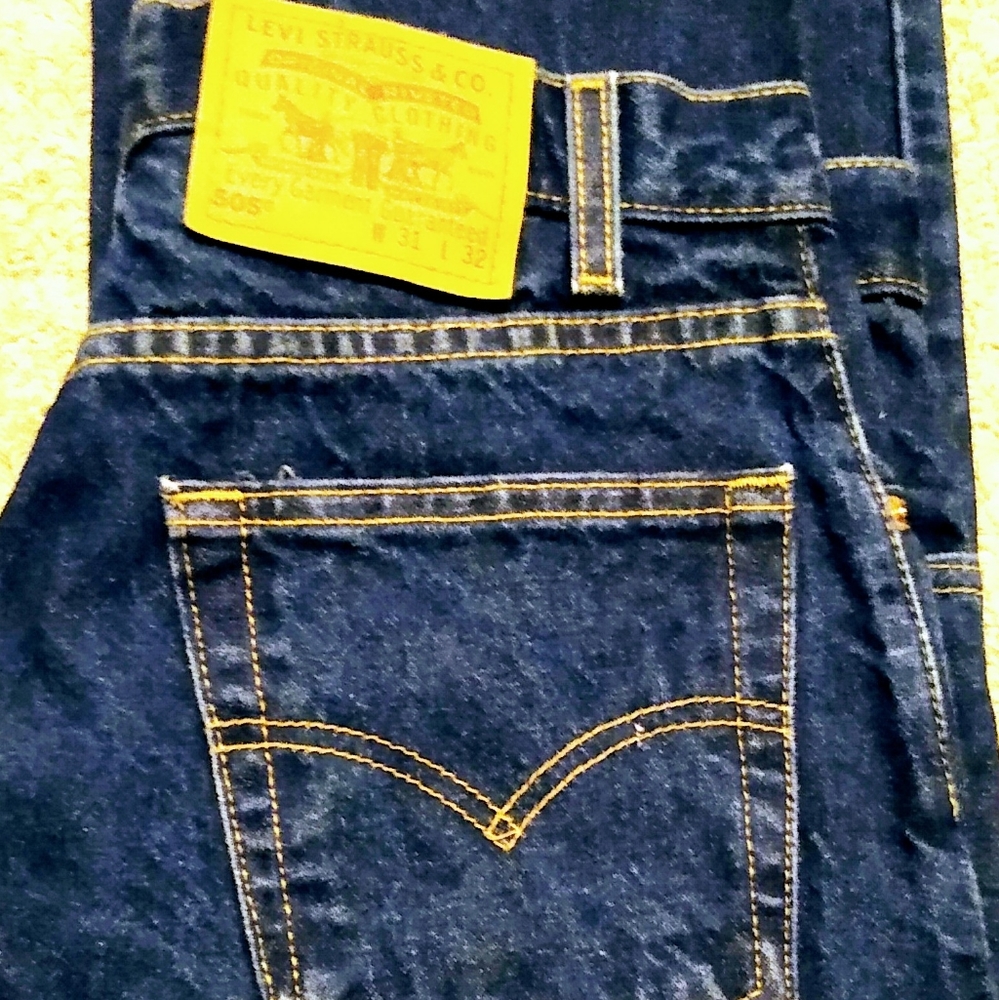 Levi Strauss 505 regular fit straight leg W31 L32